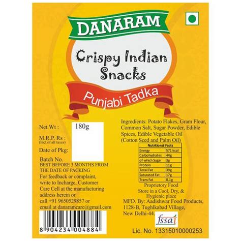 Buy Danaram Crispy Indian Snacks Punjabi Tadka Online At Best Price Of Rs 64 Bigbasket
