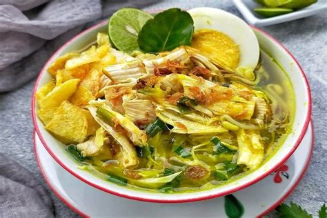 Resep Soto Ayam Kuah Kuning Yang Segar