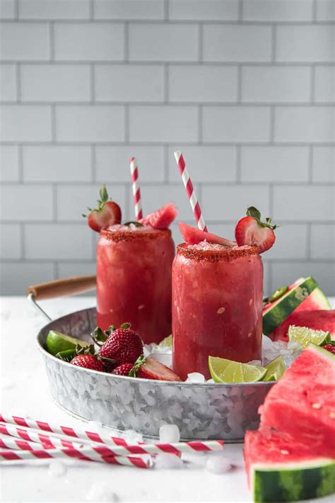 Strawberry Watermelon Margarita Dave And Busters Recipe Find