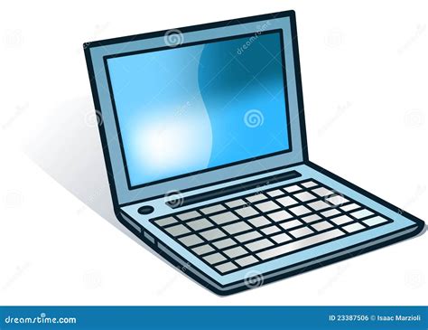 Laptop Computer Illustration Royalty Free Stock Image Image 23387506
