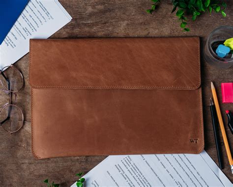 Customized Leather Macbook Case For Macbook Air 13 Air M1 And Etsy
