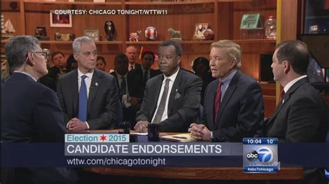 Emanuel 3 Challengers Square Off In First Televised Debate Abc7 Chicago