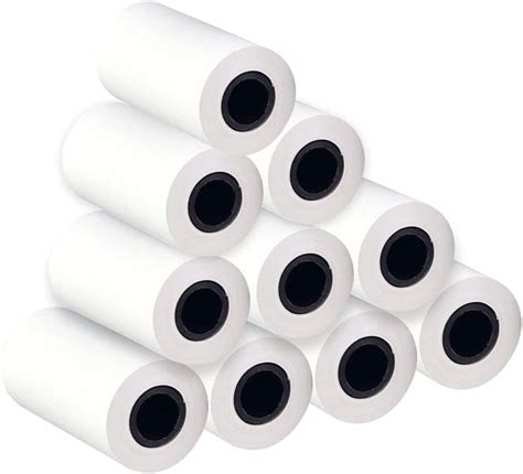 Thermal Paper Rolls 10 Rolls 2 1 4 X50 Thermal Cash Register Receipt Paper Pos Receipt Paper