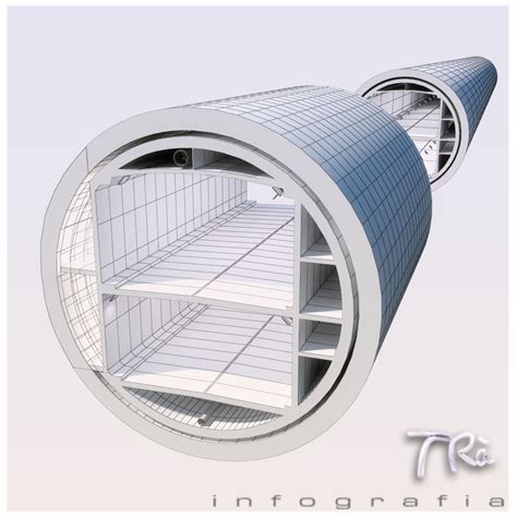 C Type Tunnel Section Detail 3d Model Max