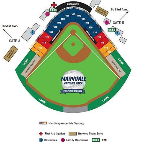 Milwaukee Brewers Seating Chart View Awesome Home