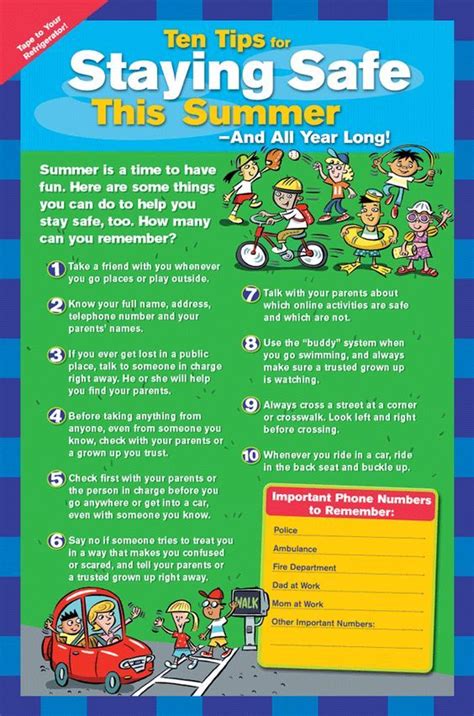 Staying Safe This Summer Tips 4 Kids Summer Safety Tips Summer