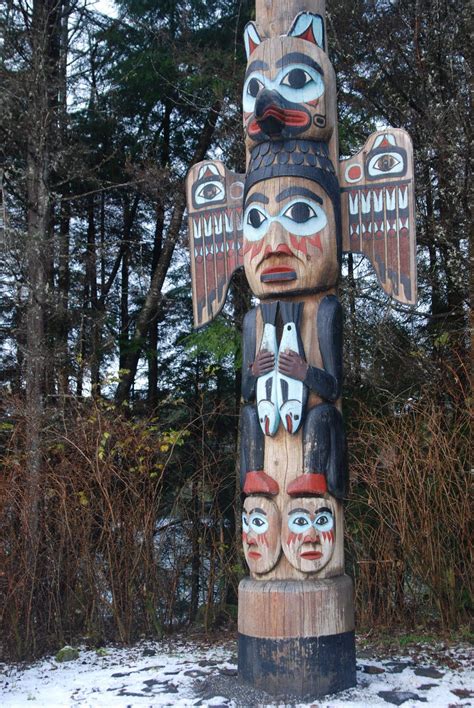 Totem Bight Native American Totem Native American Totem Poles Totem Pole Art