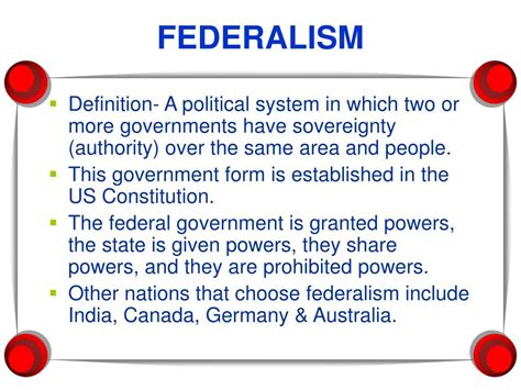 Ppt Federalism Powerpoint Presentation Free Download Id5340560
