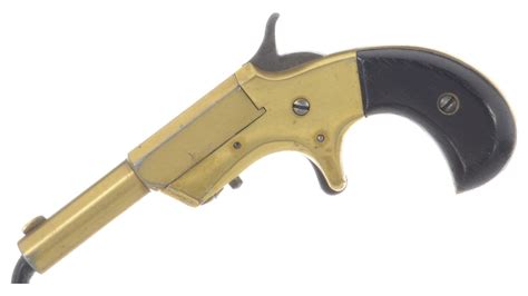Gold Plated Stevens Gem Single Shot Pocket Pistol Rock Island Auction