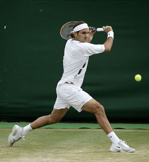Roger Federer Of Switzerland In Action Photograph By Phil Cole Fine