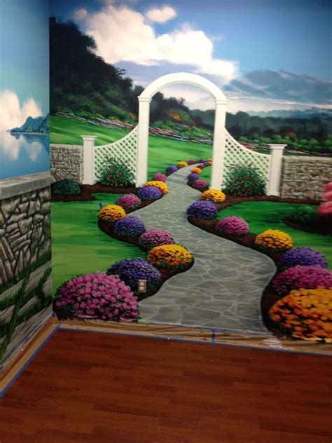 Garden Mural From Ctca I Need This On My Wall At Home Garden Mural