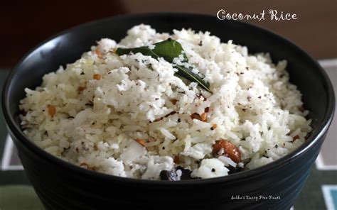 Coconut Rice Thengai Saadam Subhas Treats
