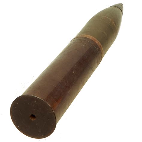 Original Us Vietnam War M102 Howitzer 105mm Artillery Shell And Casi