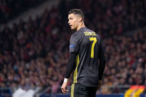 Cristiano Ronaldo Of Juventus During Uefa Champions League Round Of 16