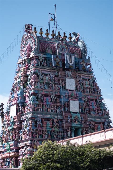 View Of Sri Parthasarathy Temple In Chennai Tamil Nadu India