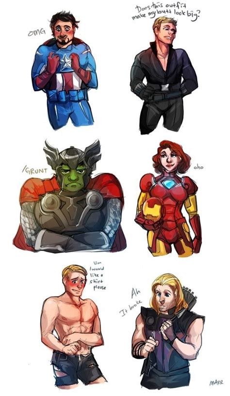 Avengers Dressup By Cakegun Tony Stark Clint Barton Bruce Banner Natasha Romanoff Steve