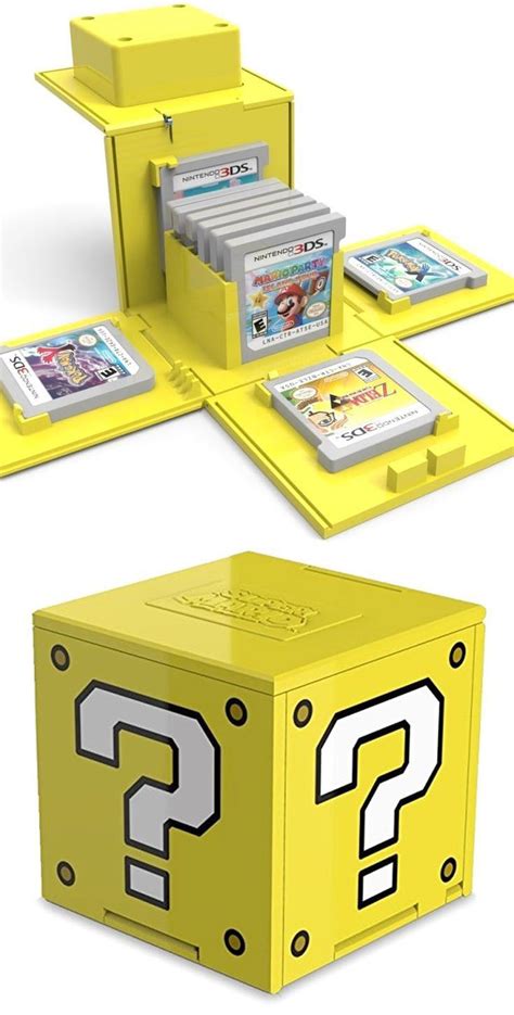 A Yellow Box With Question Marks On The Front And Back Sides As Well