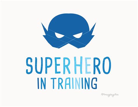 Superhero In Training Svg Dxf Vector Cricut Explorecutting Etsy