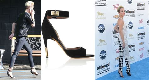 Miley Cyrus Summer Staple Givenchy Embellished Suede Sandals
