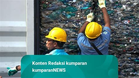 Foto Indonesia Kirim Balik Kontainer Sampah Dan Limbah B Impor