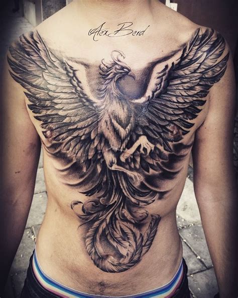Amazing And Beautiful Phoinex Tattoo Design Inspiration For Men And