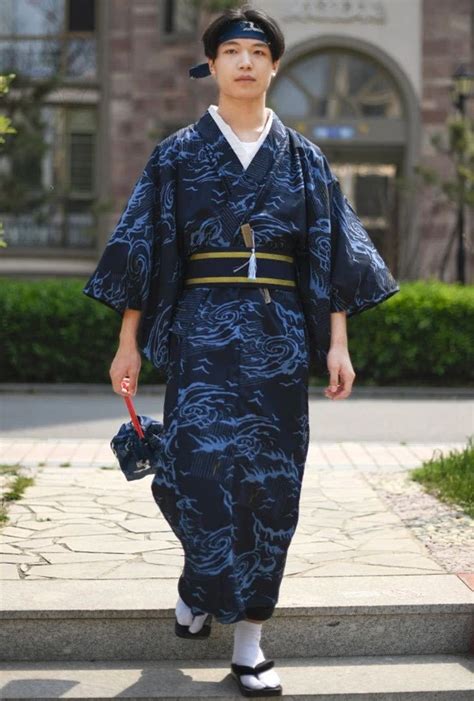 Japanese Summer Man Kimono One Size Kimonos Japoneses Hombre