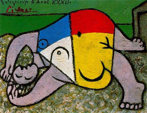 Woman On The Beach 1932 Pablo Picasso WikiArt Org