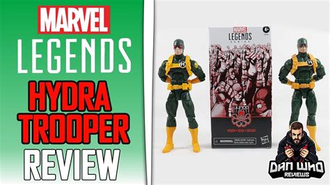 Marvel Legends Hydra Trooper Army Builder Hasbro Pulse Review Youtube
