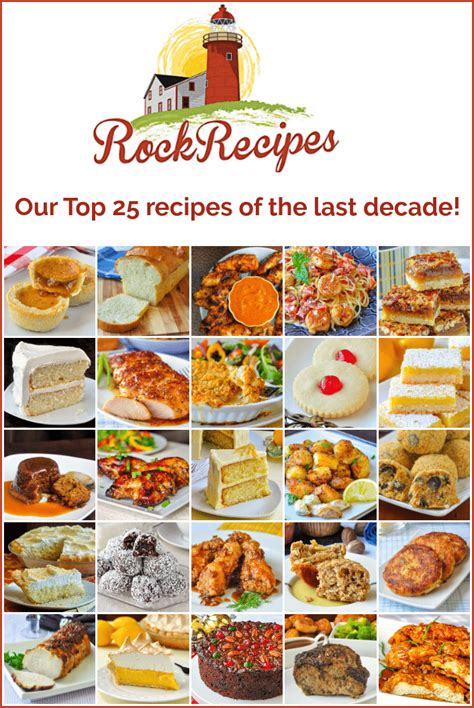 Top 25 Rock Recipes Our Most Popular Recipes From 12 Years Online Recipes Rock Recipes