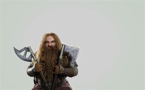 The Lord Of The Rings Gimli Dwarfs Axes Moustache Wallpapers Hd