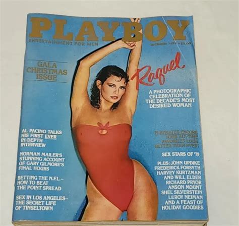 Raquel Welch December Playboy Magazine Centerfold Picclick