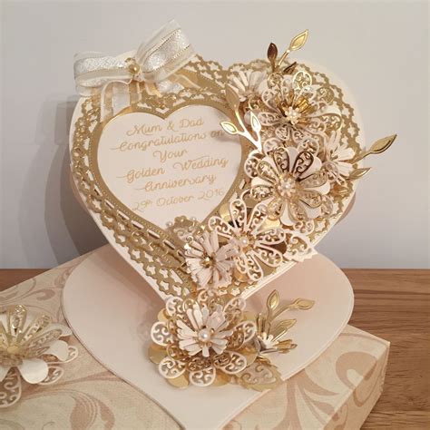 Tattered lace essential heart card - tattered lace floral ...