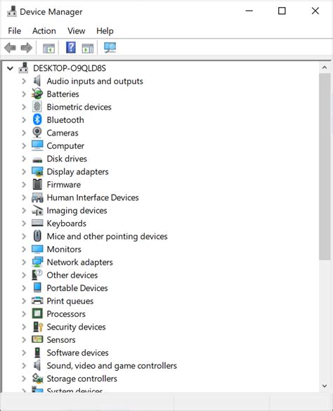 Start Device Manager Mcci