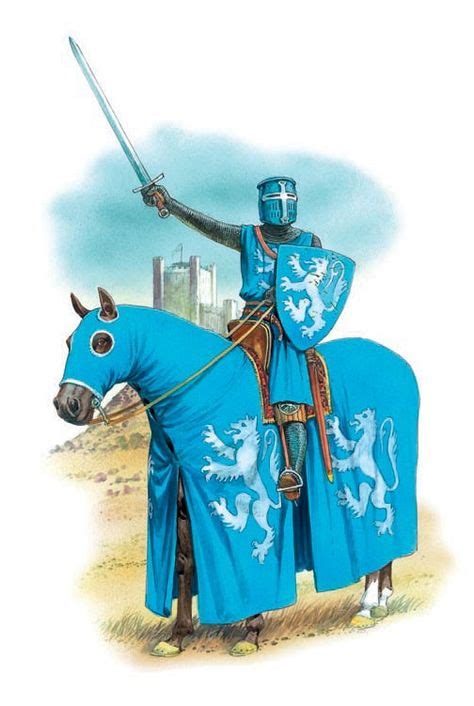 12th Century Knight On Horseback Medieval In 2019 Knight Medieval
