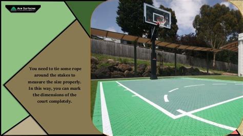 How To Build The Basketball Court At Home Backyard