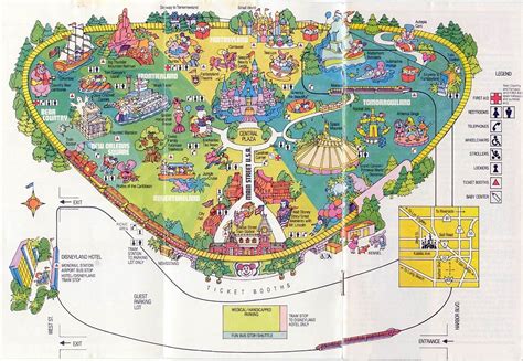 Disneylands Evolution Through Maps Design And Architecture