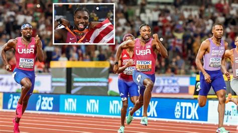 Noah Lyles Becomes First Mens Sprinter To Win 100m And 200mnoah