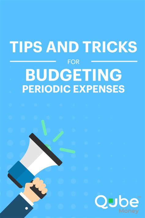 How To Budget For Periodic Expenses The Qube Money Blog