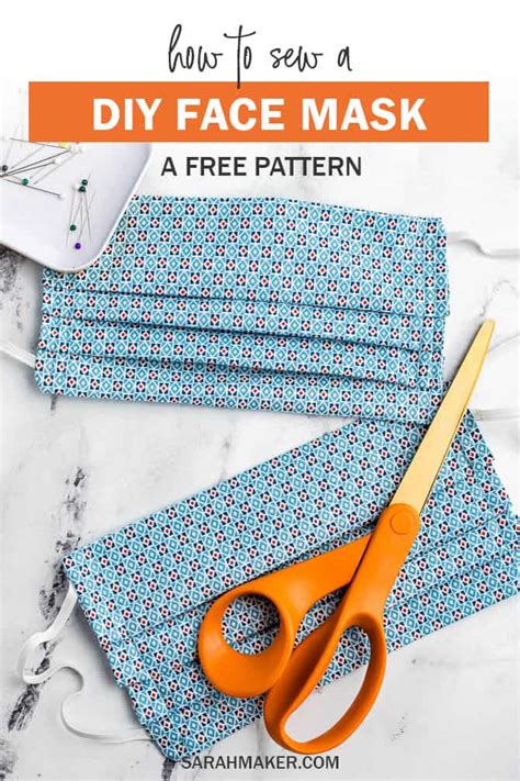 Masks Cloth Sewing Printable Patterns Our Free Printable Pattern See