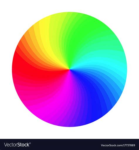 Rgb Color Wheel Round Classic Palette Royalty Free Vector