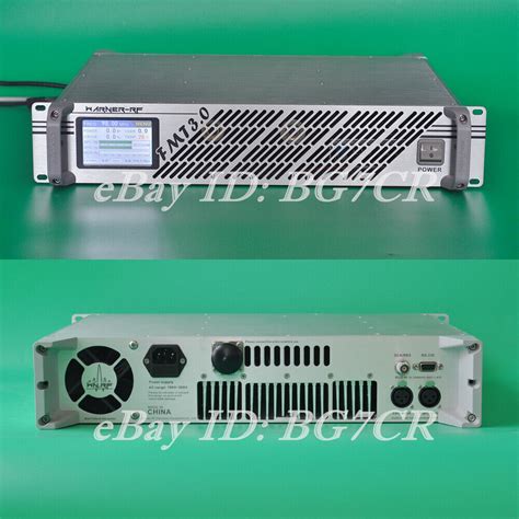 1kw1000w Fm Transmitter Exciter Fmt3 1000h Touch Lcd Screen Ebay