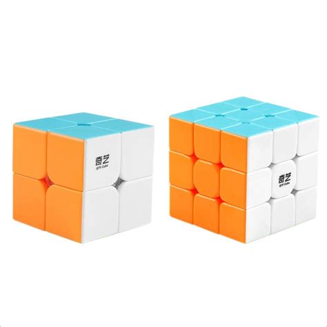 Coogam Qiyi Speed Cube Bundle 2x2 3x3 Magic Cube Set Warrior W 3x3