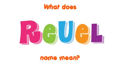 Reuel Name Meaning Of Reuel