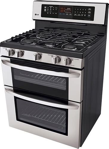 Best Buy Lg 30 Self Cleaning Freestanding Double Oven Gas Convection