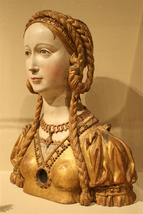 Reliquary Bust Of A Female Saint Retrato Clásico Esculturas De Arte