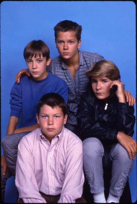 Promo Shoot For The Cast Of Stand By Me 1986 Roldschoolcool