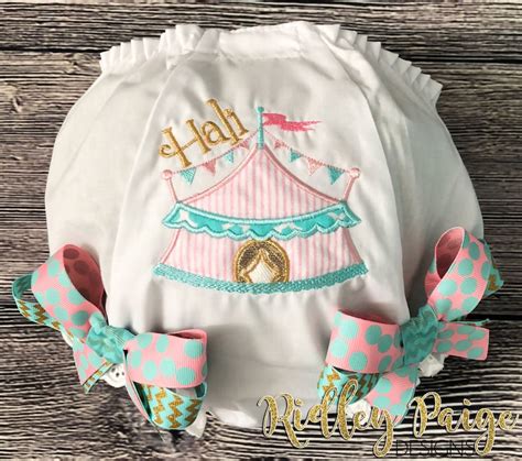 Circus Tent Diaper Cover Circus Bloomer Carnival Birthday Etsy