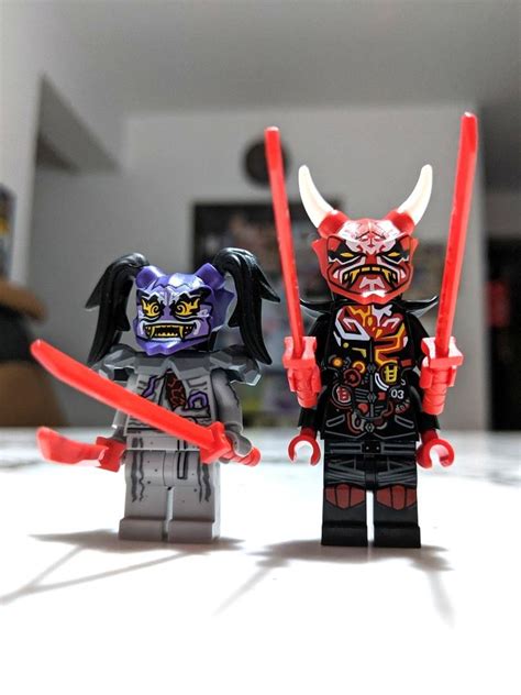 Habe Gedacht T Ten Paar Lego Ninjago Oni Maskok Lange Pr Fix Notwendigkeiten