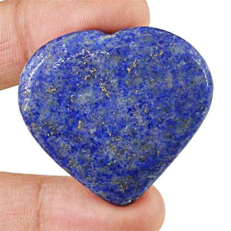 Natural Blue Lapis Lazuli Heart Gemstone
