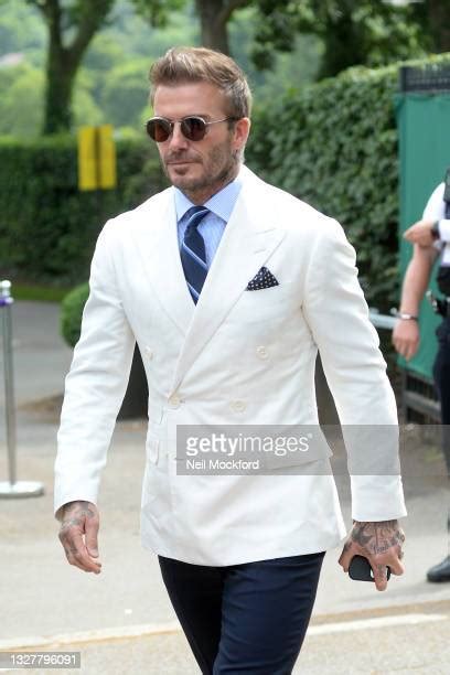David Beckham Wimbledon Photos And Premium High Res Pictures Getty Images